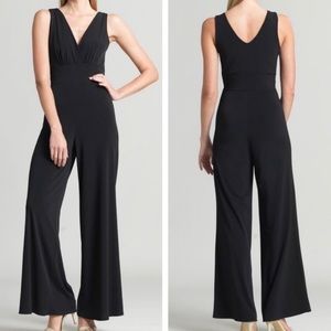 Clara Sun Woo Sleeveless Signature Jumpsuit Black